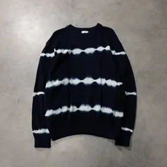 GQ4037◇FTW：タイダイニット◇M◇紺 ネイビー系 セーター FT002094BWのサムネイル