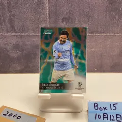 2020 Topps Stadium Club Chrome İlkay Gundogan 62/75 Manchester City FC UEFA Champions League カード