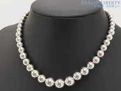 ◇ティファニー◇ハードウェア ボール グラジュエイテッド ネックレス 28.0g 2025年最新】ティファニーネックレス グラジュエイテッドの人気