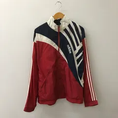 【現状渡し品】adidas アディダス 80's NYLON  ZIP UP JACKET VINTAGE 80年代 ナイロン ジップアップ ジャケット ライトアウター ヴィンテージ 【148-250609-ks-17-fuz】