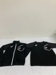 送料無料★asics アシックス★ジャージ　半袖Tシャツ★ブラック★キッズ　子供　140-150 #71023sj77