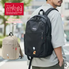 Manhattan Portage マンハッタンポーテージ くまのプーさん コラボ コレクション クイーンズボロ BP ナイロン タッサー クイル バックパック