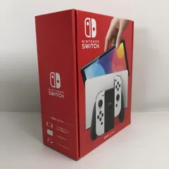 【中古美品】 未使用 Nintendo Switch ニンテンドー スイッチ 本体 (有機ELモデル) Joy-Con (L) (R) ホワイト 【034-251111-mh-02-fuz】