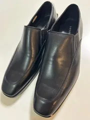 BURBERRYバーバリーローファー スリッポンシューズ ビジネスシューズ ドレスシューズ くつ クツ 革靴 紳士靴 紐無靴 紐なし靴blackブラック黒色系25.5センチEEE3E