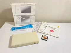 ■Nintendo DS Lite クリスタルホワイト 本体 おまけ付き ジャンク■