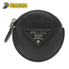 【 プラダ 】PRADA コインケース 財布 1MM006 2BBE レザー 小銭入れ 箱付 25k287-1 中古 黒 トライアングルロゴ F0002/NERO 逸品質屋 丸高 甲子園店 送料無料 質屋出品 兵庫県 実店舗あります ブランド  プレゼント