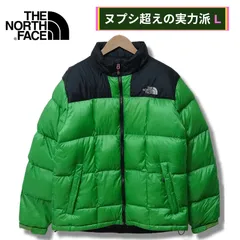 ノースフェイス THE NORTH FACE サミットシリーズ SUMMIT SERIES ダウンジャケット L ライムグリーン×ブラック 800フィル ロゴ刺繍 PERTEX パーテックス テック系 オーバーサイズ ストリート Y2K 古着 Z219