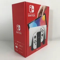 【中古美品】 未使用 Nintendo Switch ニンテンドー スイッチ 本体 (有機ELモデル) Joy-Con (L) (R) ホワイト 【034-251111-mh-03-fuz】