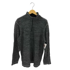 エディーバウアー Eddie Bauer ハーフジップ コットンポリ プルオーバー ハイネック ニット  メンズ  TL