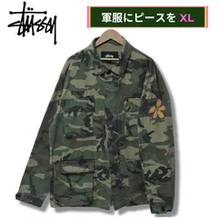 00s OLD STUSSY M65タイプ カモ柄 裏ボア ミリタリージャケット 2025年最新】STUSSY メンズ ミリタリージャケットの人気アイテム