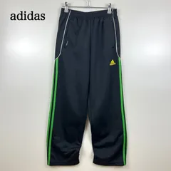 adidas 2013 tech archive track pants 160 アディダス トラックパンツ ジャージ 黒緑 ジュニアサイズ レディース テック アーカイブ