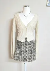 正規品)リズリサ ニット カーディガン ラテギャル アクシーズファム 森ガール カーディガン ピンターカル