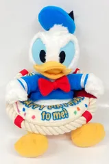 東京ディズニーリゾート ぬいぐるみバッジ HAPPY BIRTHDAY TO ME! ドナルド (浮き輪) 2023