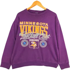 古着 NFL MINNESOTA VIKINGS ミネソタバイキングス スウェットシャツ トレーナー メンズXL相当/eaa595246