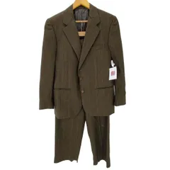 サルヴァトーレフェラガモ Salvatore Ferragamo 90S イタリア製 裏地 ロゴ総柄 グレンチェック 2B テーラード ジャケット 2タック スラックス パンツ スーツ  メンズ  50のサムネイル