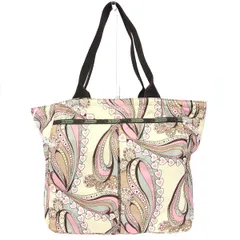 LeSportsac レスポートサック トートバッグ  ペイズリー風/ハート/フワラー/ナイロン    ベージュ レディース / 240001169390