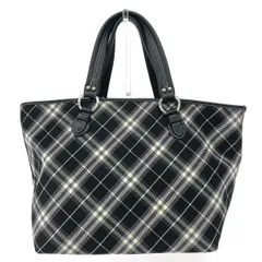 BURBERRY BLUE LABEL バーバリーブルーレーベル トートバッグ  チェック/ナイロン    ブラック/グレー レディース / 240001169783
