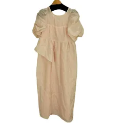 ユーズドフルギ USED古着 {{ANDRESD}} 25SS bubble sleeve jacquard dress  バブル スリーブ ジャガードドレス レディース import：M 