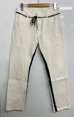 UNUSED　アンユーズド　デニムパンツ　ラインパンツ　ホワイト　ズボン　服　（ME67‐2818)のサムネイル