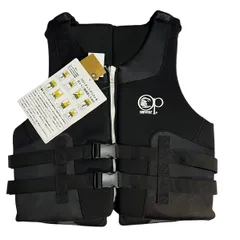 B060 【タグ付き 未使用】 Ocean Pacific OP オーシャンパシフィック フローティングベスト レジャー用 ブラック キッズ F