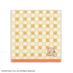 【メール便】すみっコぐらし ハンドタオル フルフィーコットン ミニタオル すみっコとみにっコ オレンジ サンエックス タオル美術館 プレゼント キャラクター グッズ 