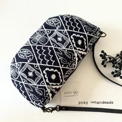 ハンドメイド ミナペルホネン 小ぶりショルダーバッグ symphony tambourine