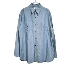 blurhms ROOTSTOCK (ブラームスルーツストック) ■ ①② bROOTS23S08 Selvage Chambray USN Shirts メンズ ブルー サイズ3のサムネイル