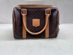 【中古】CELINE マカダム柄ハンドバッグ セリーヌ ミニボストン トートバッグ PVC レザー オールドセリーヌ レディース 【め】