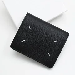 MAISON MARGIELA メゾン マルジェラ ミニ財布 GLAM SLAM 二つ折り 財布 SA3UI0007P4745 グラムスラム ステッチ コンパクト ブラック 黒 レディースのサムネイル