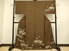 平和屋着物●訪問着　草花文　金彩　正絹　逸品　未使用　DAAX8510du 平和屋着物○訪問着 草花文 金彩 正絹 逸品 未使用 DAAX8510du - メルカリ