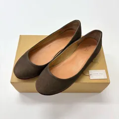 展示品 evam eva エヴァムエヴァ 本革 フラット パンプス サイズ 38 24cm ~ 24.5cm 定価27,300円 707-0020