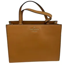 186005 現状品 Kate Spade ケイトスペード 2way ハンドバッグ ショルダーバッグ ブラウン　キャメル