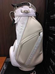 完売品・美品】デサントホワイトレザーキャディバック - メルカリ