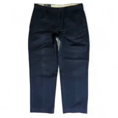 34 ポロラルフローレン 00's プレストン コットン チノ パンツ ネイビー