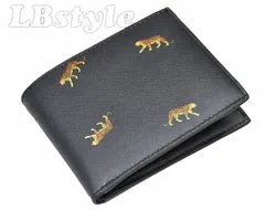 ポールスミス　財布　メンズ　paulsmith　財布　ポール・スミス　牛革プリント　二つ折り財布　レザー　紳士財布　ポールスミス