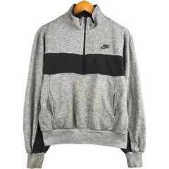 古着 90年代 ナイキ NIKE 銀タグ ハーフジップスウェットシャツ トレーナー メンズM相当 ヴィンテージ/eaa595377