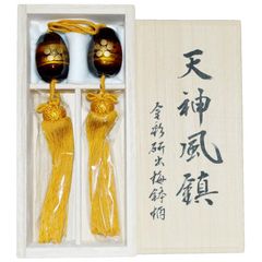 木箱入 風鎮 和装小物 茶道具 掛軸用 重り 工芸品 美品（よ-29S