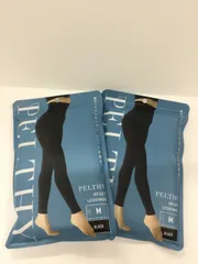 F1863 K PELTHY ペルシー リセットレギンス 〈サイズ M〉 ブラック 計2点セット