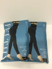 F1864 K PELTHY ペルシー リセットレギンス 〈サイズ LL〉 ブラック 計2点セット