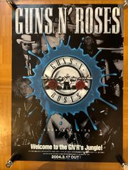 【当時物オリジナル】ガンズ・アンド・ローゼズ 1992年 ドイツ公演 ポスター 当時物オリジナル】ガンズ・アンド・ローゼズ 1992年 ドイツ公演