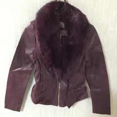 新品 VERO MODA ヴェロモーダ レザージャケット ワインレッド