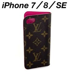 ルイヴィトン iPhone 7/8/SE2用手帳型ケース モノグラム マヒナ - メルカリ