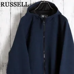 RUSSELL ラッセル ジップアップフーディー フュージョンニットパーカー