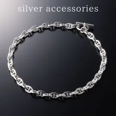 シルバー925 アンカーチェーン ネックレス 喜平チェーン 45cm レディース メンズ ユニセックス シンプル おしゃれ 高級感 人気 シルバーアクセサリー 新品 ギフト 107