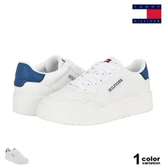TOMMY HILFIGER トミーヒルフィガー レザースニーカー ローカット DUNNER2 SHOES トミー ダナー2 靴 シューズ トリコロール レディース dunner2のサムネイル