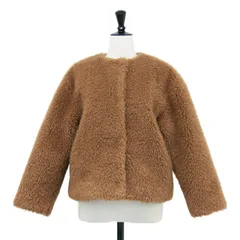 Paul Smith ポールスミス ジャケット 茶 ブラウン サイズ:38(M) | ノーカラー ボアジャケット ブルゾン 長袖 コンパクト スナップボタン | アウター 上着【レディース】【中古】のサムネイル