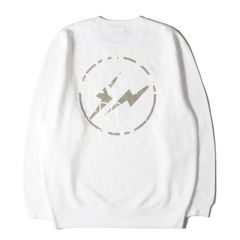 限定 L グレー ゴッドセレクション × フラグメント スウェット 12周年 