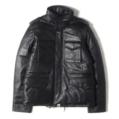2025年最新】A BATHING APE レザーダウンジャケットの人気アイテム