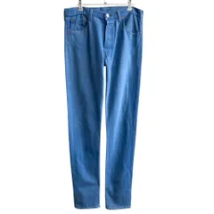 USA製 Levi's リーバイス カラーデニム ボタンフライ デニムパンツ コットンパンツ 水色 ブルー 34×36 No.L160
