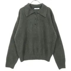 relumeJOURNAL STANDARD レリュームジャーナルスタンダード 長袖 ハーフボタン セーター F ブラウン レディース 古着